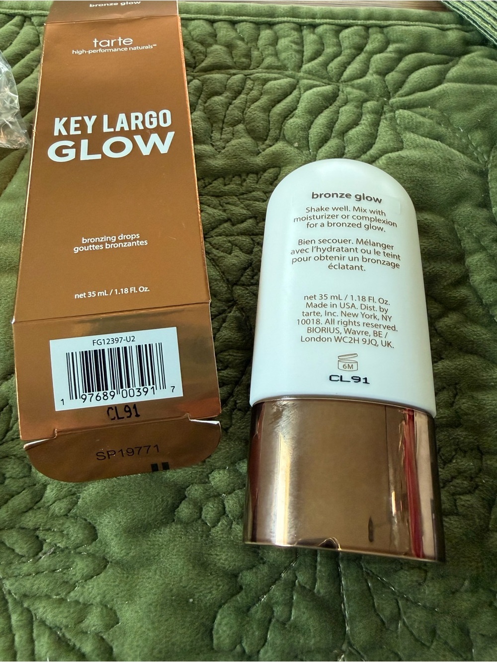 Tarte 3-Piece Key Largo Bronze Set w/Shape Tape Cloud Coverage Foundation 35N - Picture 3 of 6